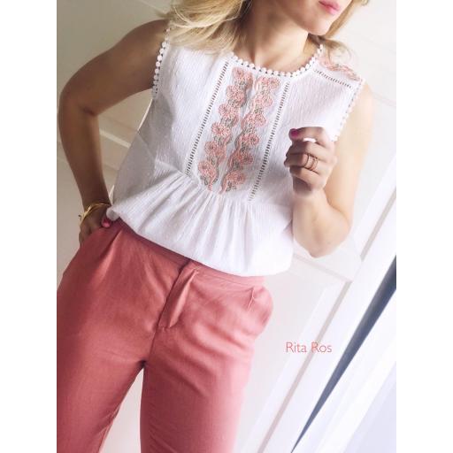 Blusa Plumetti Bordada (Ref. 1451)