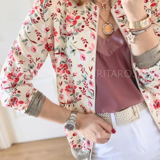 Bomber Pink Flowers (Ref.3211) [3]
