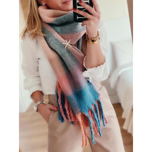 Bufanda Mohair Cuadros ( Ref.4751) [0]