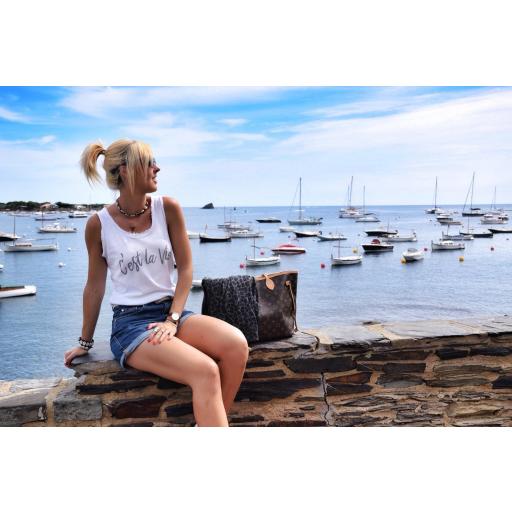 Camiseta tirantes C’est la Vie (Ref.1642)  [1]