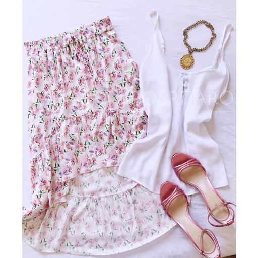 Falda Pink Flowers  (Ref.2228)