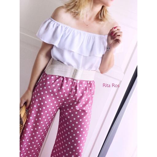 Pantalón lunares Frambuesa (Ref. 1452) [1]