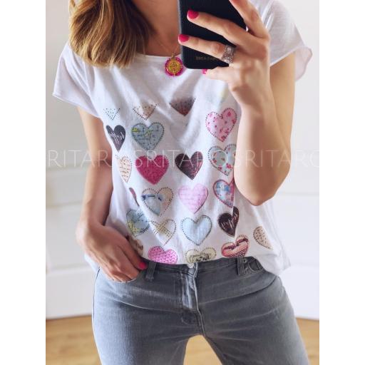 Camiseta Mini Hearts (Ref. 2019) [3]