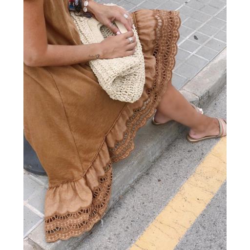 Vestido Manga corta Blonda (Ref.2254) [3]