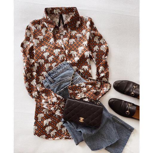 Blusa Satén Elephants (Ref.5523) [1]