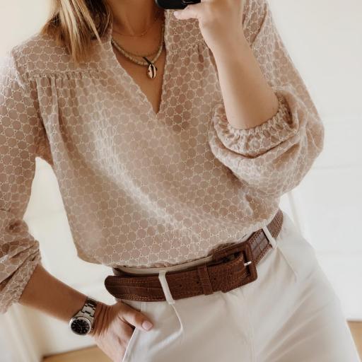 Camisa Manga Larga Circles (Ref.3224)