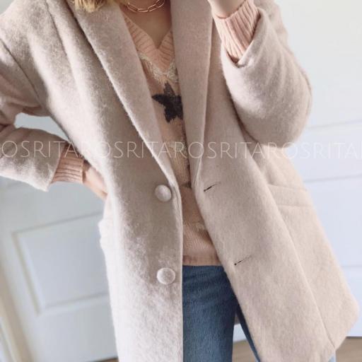 Abrigo Oversize Nude (Ref. 3032)