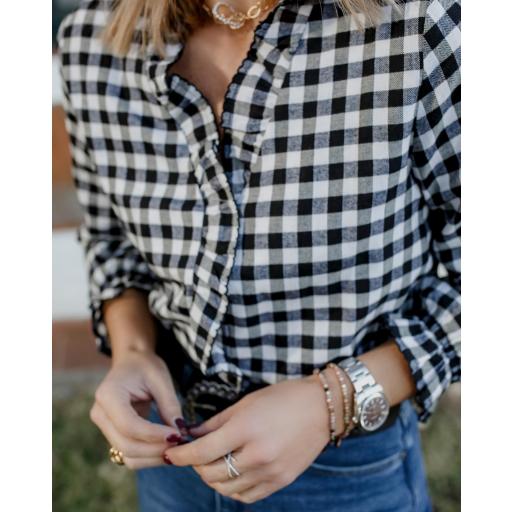 Blusa Vichy & Volantes (Ref.4230) [1]