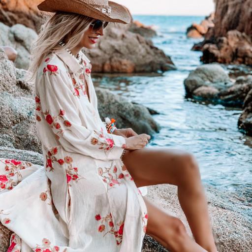 Vestido Kimono Largo Velvet (Ref.4117) [1]