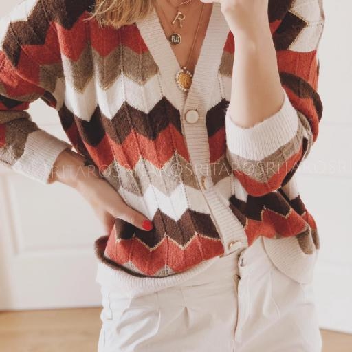 Cárdigan Geométrico (Ref. 2863) [2]