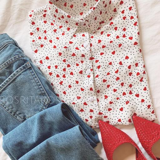 Blusa Red Hearts (Ref.3172)