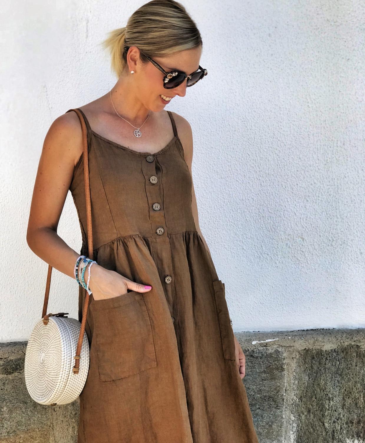 Vestido Lino 100% (Ref. 1477)