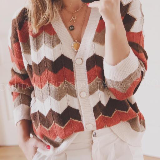 Cárdigan Geométrico (Ref. 2863) [1]