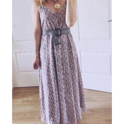 Vestido Grey&Flowers (Ref. 2197) [1]