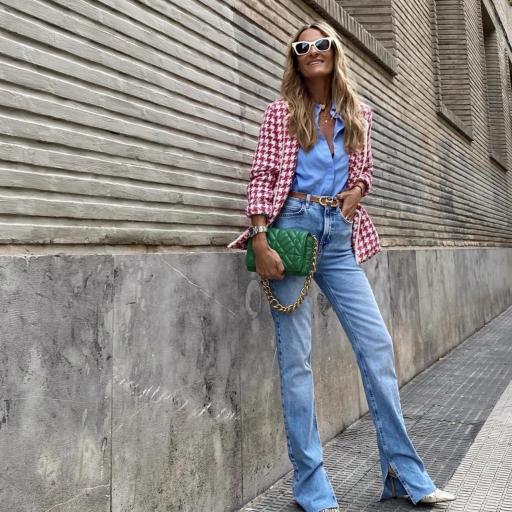 Chaqueta White & Fúcsia Tweed (Ref.5768)