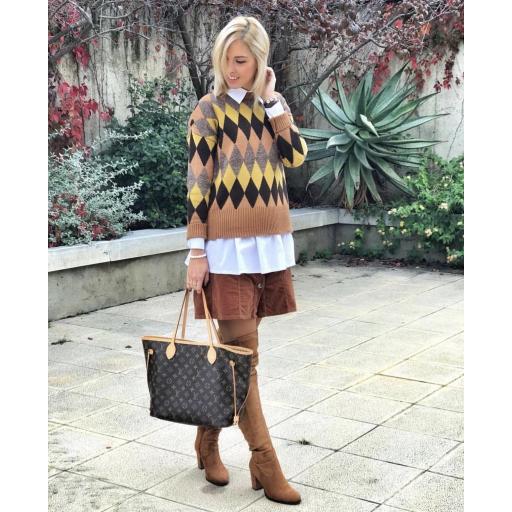 Jersey Rombos Camel (Ref.1807)