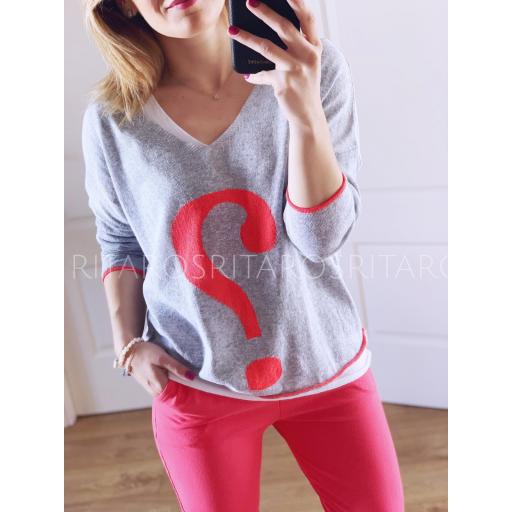 Camiseta Pico Hilo Plateado (Ref.1930) [3]