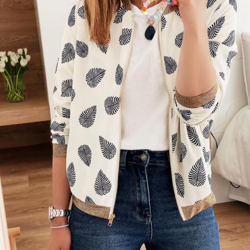 Bomber Blue Leaves (Ref.6116) [1]