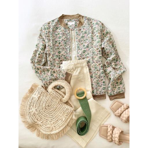 Bomber Flowers in Green (Ref.5574)