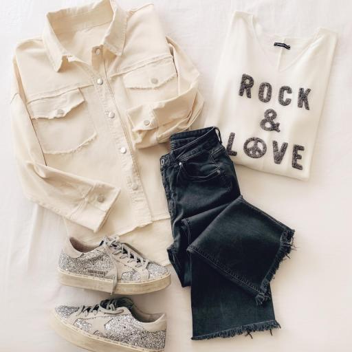 Camiseta de Punto Rock & Love (Ref.4231)