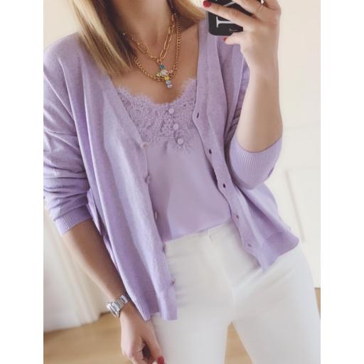 Cárdigan Punto Fino (Ref.3282) [2]