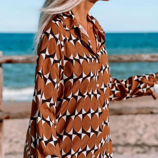 Vestido Geometric Camel (Ref.5766) [2]