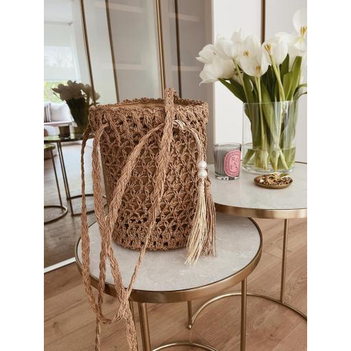 Bolso Bombón Rafia (Ref.5558)