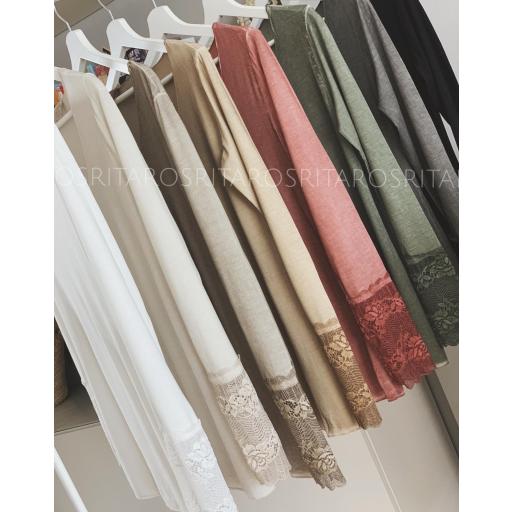 Camiseta Manga Encaje (Ref. 3071) [2]