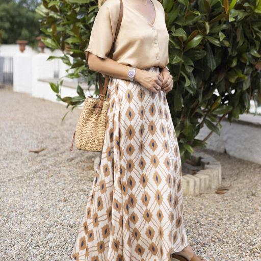 Falda Satin Geometric (Ref.6259) [4]