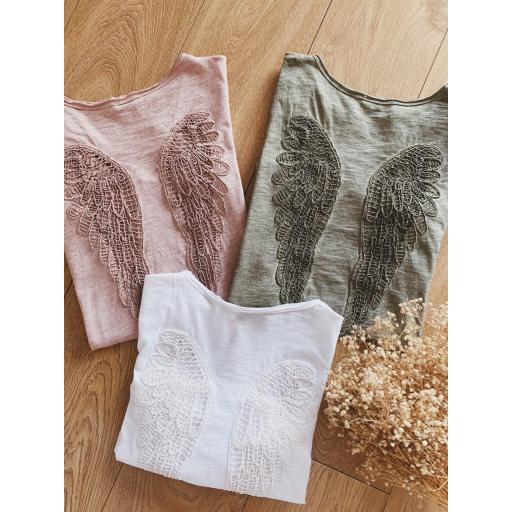 Camiseta Alas Crochet (Ref.3307)