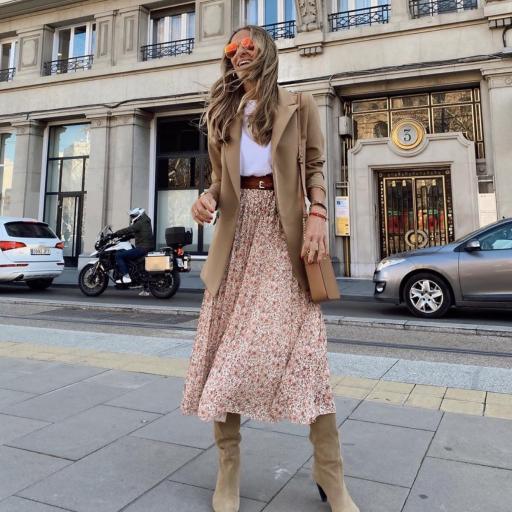 Falda Plisada Rose (Ref.3151)