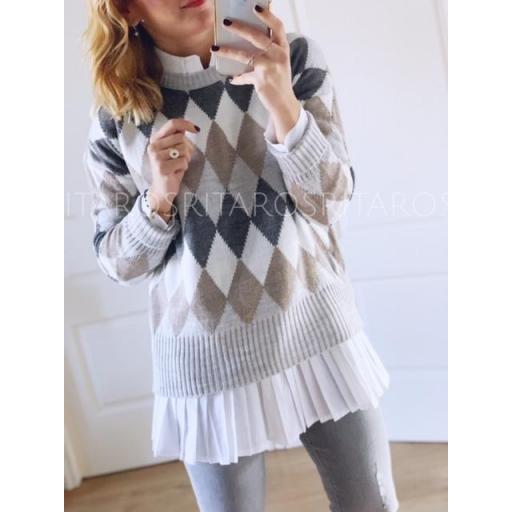 Jersey Rombos Gris (Ref. 1876) [3]