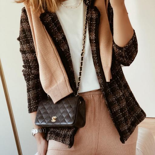 Chaqueta Taupe Tweed (Ref.5812) [1]