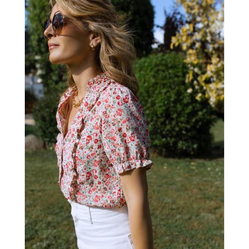 Blusa Flowers in Red (Ref.5541) [2]