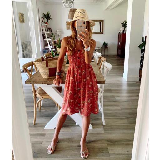 Vestido Fruncido Flowers (Ref. 2206) [1]