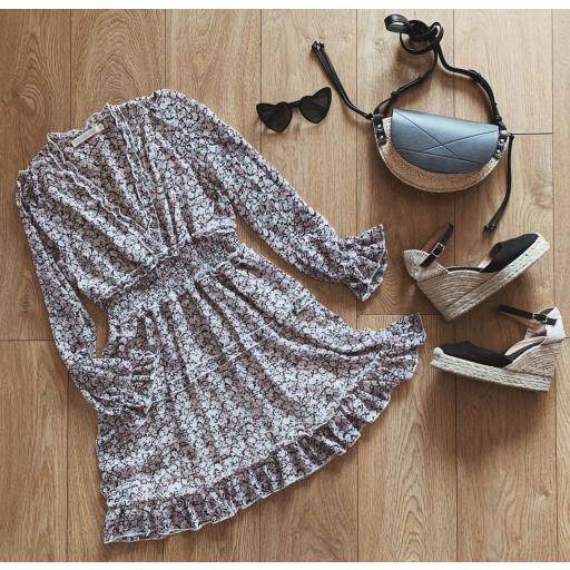 Vestido Little Black & Flowers (Ref.3293)