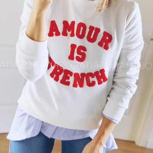 Sudadera "Amour is French" (Ref. 2865) [3]
