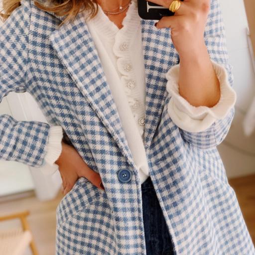 Abrigo Blue Vichy (Ref.4744) [1]