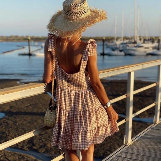 Vestido Vichy Lazos (Ref.4095) [2]