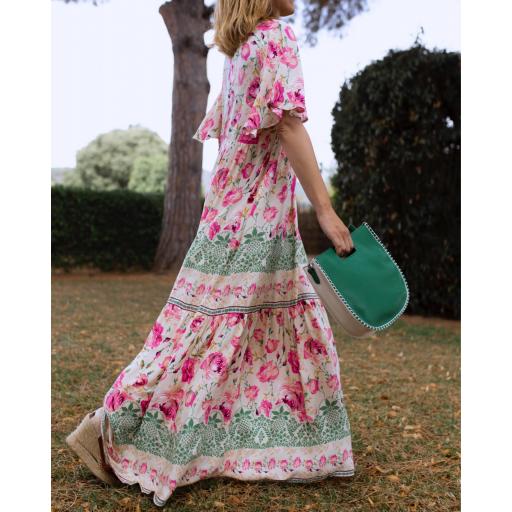 Vestido Peonias (Ref.5637)