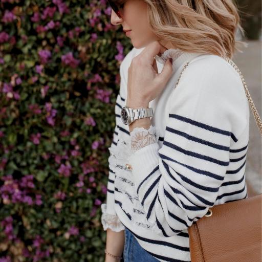 Jersey Navy & Encaje (Ref.4168)