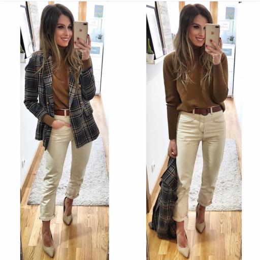 Blazer Cuadros Gris (Ref. 1862) [1]