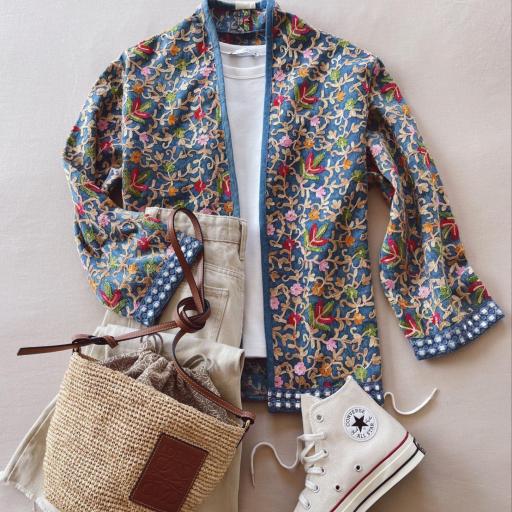 Denim & Brodery Kimono (Ref.6790)