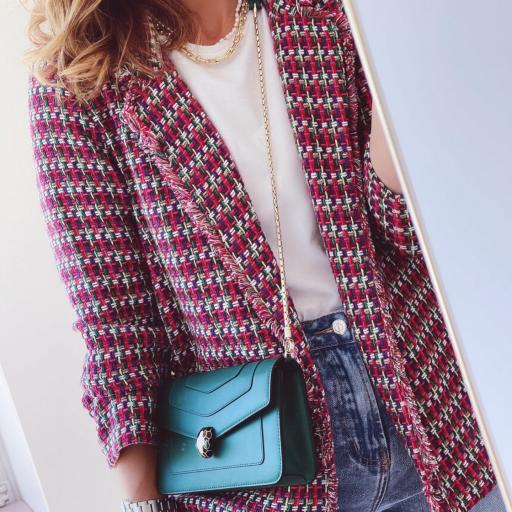 Chaqueta Fúcsia Tweed (Ref.5745)
