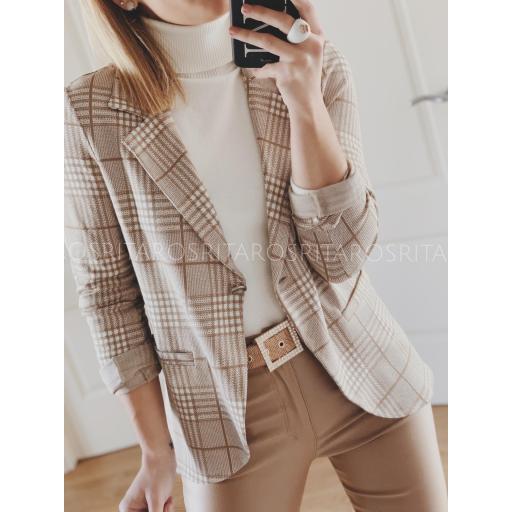 Americana Cuadro Camel (Ref.3137) [2]