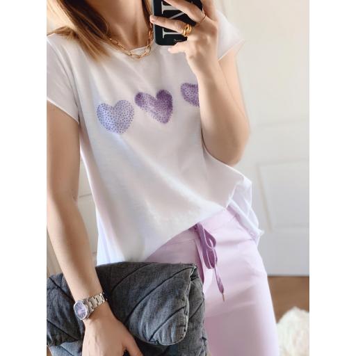 Camiseta 3 Corazones (Ref.3269)