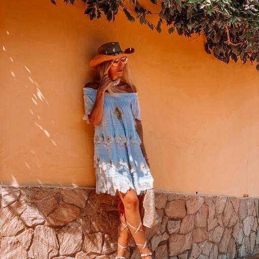 Vestido Embrodery Blue (Ref.4124) [1]