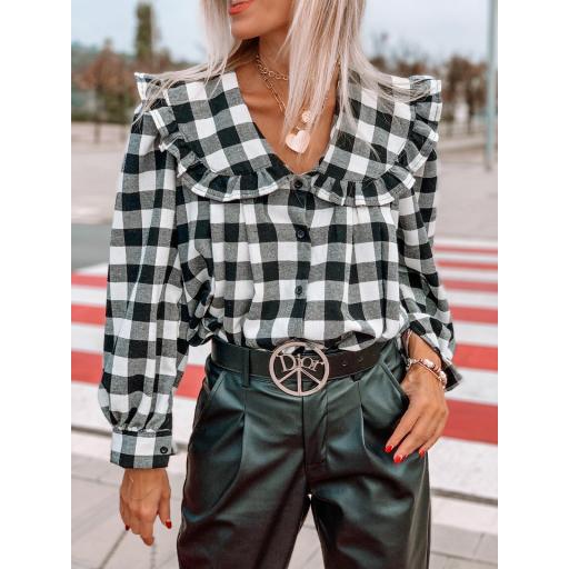 Blusa Acampanada Vichy (Ref.4329)