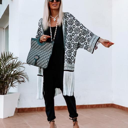 Kimono Bordado Black & White (Ref.4073) [2]