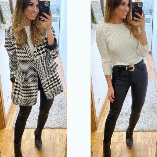 Pantalón Encerado Pitillo (Ref. 2960)